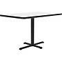 Correll Dry-Erase Markerboard Cafe Table, 30" x 48", Frosty White/Black (BCT3048DE-80)~#|#~97C5D882-D8A5-43BB-9A537DE83063F1EA_sc7