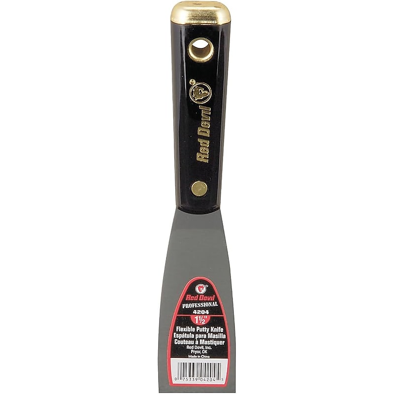 Red Devil 4200 Professional Series 1.5" Flexible Putty Knife (630-4204) image 1