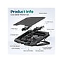 Purely C14 Height-Adjustable 17” Laptop Cooling Pad Stand with 4 Fans, 2 USB Ports (PLSC14)~#|#~97C889CB-D664-4F5D-A252E37B493AD913_sc7