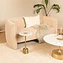 Storied Home Luxe Aluminum and Marble Martini Table, Gold (DF2492)~#|#~97CC2EB0-B251-43E5-BDA6350D1939AA7E_sc7