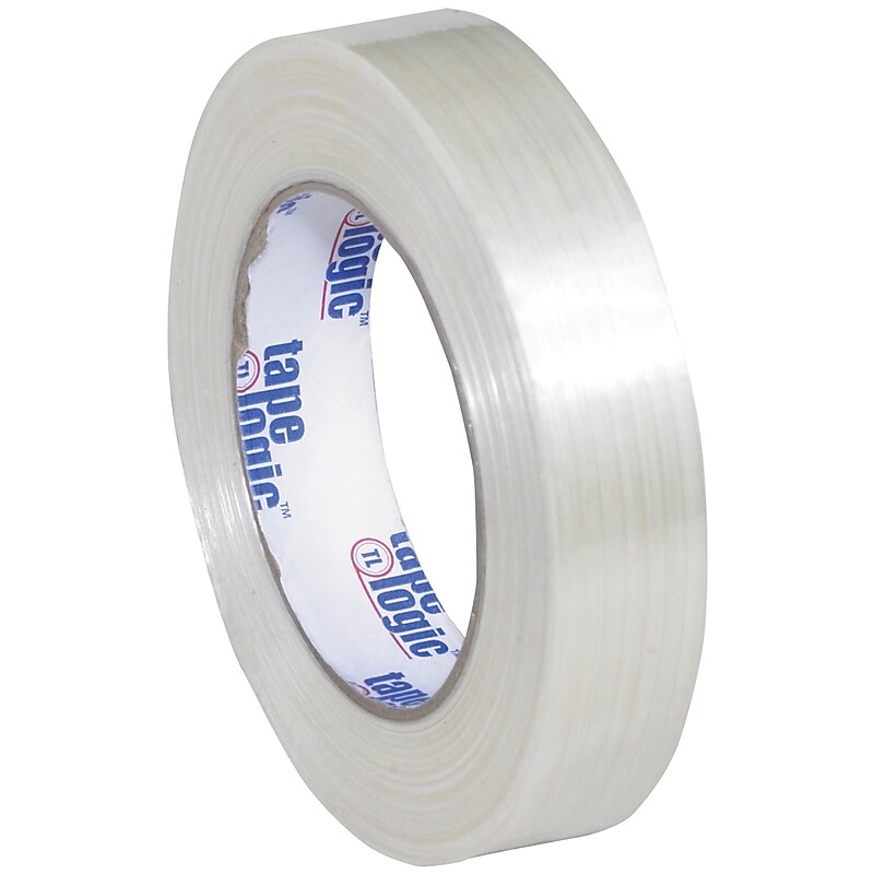 Tape Logic 1500 Strapping Tape, 1" x 60 yds., 3" Core, Clear, 12/Carton(T915150012PK) image 1