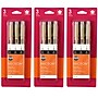 Sakura Pigma Micron Pen, Fineliner, Black Ink, 3/Bundle (SAK30061-3)~#|#~97D301F7-C362-485F-97A34C76A1BFDD2E_sc7