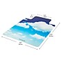 Mind Reader Hard Floor Chair Mat with Lip, 47" x 35", Blue, Polycarbonate (SKYMAT-ASST)~#|#~97D3AABA-7EB6-4C88-BEE35DFAF7551F13_sc7