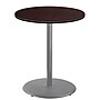 NPS CT Series 36" Round 42" Height Cafe Table, Round Base, Grey Frame/Mahogany Top (CTG13636RBPBTMMY)~#|#~97D4DE1F-3FE4-4D73-AA8C714DA609F5B7_sc7