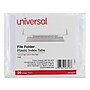 Universal Hanging Folder Tab, 3.5", Clear, 25/Pack (UNV43313)~#|#~97E1EF84-D5A1-440A-A2CC007CBD4EF30B_sc7