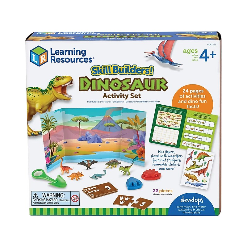 Learning Resources Skill Builders! Dinosaur Activity Set (LER1262) image 1