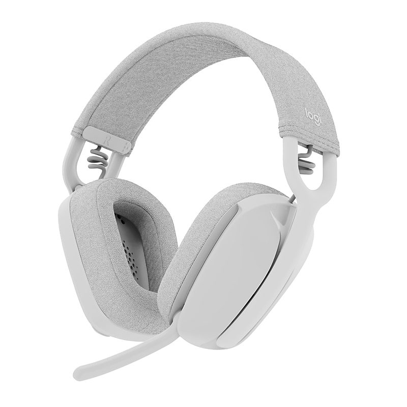Logitech Zone Vibe 100 Wireless Noise Canceling Bluetooth Stereo Headset, USB-C, MS Certified (981-001257) image 1
