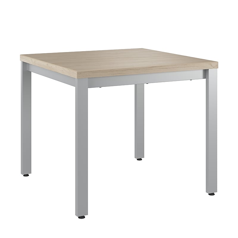 Bush Business Furniture Arrive 23"W x 23"D End Table, Natural Elm (AVT124NE) image 1