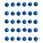 Nearly Natural Holiday Christmas Blue Shatterproof Ornament Set, 2.5", 30/Set (D1055-BL)~#|#~97F0309D-0892-4A8B-AD29E13BD3D30BD6_sc7