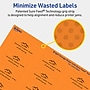 Avery Laser/Inkjet Multipurpose Rectangle Labels, 1" x 2", Bright Orange, 240/Pack (94220)~#|#~97F2C744-6DAE-4582-85720EE6EA41225D_sc7