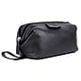 DOPP Business Class 8.25" Leather Toiletry Bag, Water Resistant, Black (06930D.BK)~#|#~97FBCE12-1CC8-47BE-B0AB5E270DF4E30E_sc7