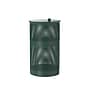Furloo Steel Outdoor Trash Can with Lid, 13 Gallon, Green (FLO1-T-G)~#|#~98074B80-19E7-4F30-B69DEB5B09CE87D5_sc7