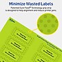 Avery Printable Rectangle Multipurpose Labels, 1" x 2-5/8", Bright Green, 320/Pack (94201)~#|#~9809CB11-775D-4B0F-BC6719BF5298157E_sc7