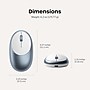 Satechi M1 Wireless Ambidextrous USB Mouse, Blue (ST-ABTCMB)~#|#~980C4949-C0D5-4395-A425D0C48EF228AC_sc7