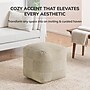 Anji Mountain Branford Ivory Natural Fabric Square Pouf Ottoman (AMBPF106-1818)~#|#~980F9061-D2D5-4F96-B729F5EA6D27F532_sc7