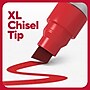 TRU RED™ XL Tank Permanent Markers, Chisel Tip, Assorted, 4/Pack (TR56935)~#|#~98161B51-9C55-4755-A0698EAE0D74FE8F_sc7