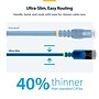StarTech 5 ft. Ultra-Slim Cat6A Ethernet Cable, 34AWG, Blue (N6APATSTP34BLS-5ft)~#|#~98199363-5E6C-4136-A6E416509A912D4F_sc7