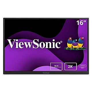 ViewSonic 16" WQXGA 60Hz Portable Monitor with Built-in Stand, Smart Cover, Black (VG1656-2K)~#|#~981A21CA-F5BB-45D7-9BDDDDD63E9DD8EF_sc7