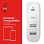Staples TECH GaN USB-A/USB-C Wall Charger with Cable, 100W, White (ST62314)~#|#~981F9730-1DF9-4120-AFA0639B3F1AA3EE_sc7