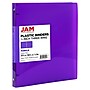 JAM Paper 1/2" 3-Ring Flexible Poly Binder, Purple (PB75237PU)~#|#~982571FC-AD86-4F94-94A71B002E0AE08E_sc7