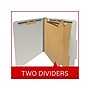 Medical Arts Press Pressboard Classification Folder, 2 Dividers, 2" Expansion, Letter Size, Gray, 10/Box (DV-T42-26-3GRY)~#|#~98280CFF-2E34-492F-AE4658A2081918EF_sc7