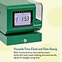 Acroprint Punch Card Time Clock System, Green (M150MC4)~#|#~982A3396-BA31-440A-890F11165C63BA53_sc7