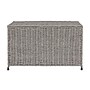 Household Essentials 48 Quart Storage Chest, Wicker, Grey (HE1079)~#|#~98319453-F711-424A-8017A191042C074C_sc7