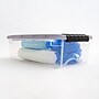 Iris 5.8 Quart Stack and Pull Plastic Latching Storage Bin, Clear (500208)~#|#~98320ADE-53F7-49CE-8DDE83A5A7707DFD_sc7