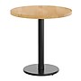 Flash Furniture Bennett 30" Round Wooden Commercial Indoor Table, Natural Top/Black Base (GSFRD30NTTR18)~#|#~98323D7B-DC23-481D-94249ABED8E66A73_sc7