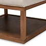 Baxton Studio Alvere Fabric Storage Ottoman, Beige/Walnut (159-9619-HiT)~#|#~98336DBA-F1E0-458C-9144A395364ACE38_sc7