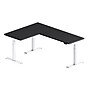 FlexiSpot E7L Series 76"W Electric L-Shaped Adjustable Standing Desk, Black/White (E7LW557624B)~#|#~9839892A-0EFA-4BE3-B4F10F783E920EF0_sc7