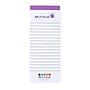 RE-FOCUS THE CREATIVE OFFICE on the GO Notepad, 3.5" x 9", College Ruled, 50 Sheets/Pad, 3 Pads/Pack (83001)~#|#~983AB975-CC43-4846-9D0994CAACEF225C_sc7