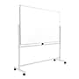 TRU RED™ Magnetic Painted Steel Mobile Dry Erase Board, Aluminum Frame, 40"H x 60"W (TR62828)~#|#~983AD7D7-6FFA-41B6-B8966BDD4228C3DE_sc7