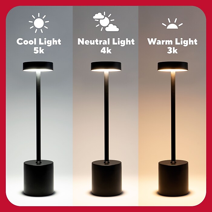 TRU RED™ LED Desk Lamp, 13.5