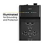 NXT Technologies™ 12-Outlet Plus USB Surge Protector, 8' Braided Cord, 3900 Joules (NX54319)~#|#~98405C71-C465-4C18-81F90F8381847E4B_sc7