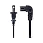 StarTech 3' NEMA 1-15P to Right Angle C7 Power Cable, Black (PXT101NB-STRA-3F)~#|#~98408B11-573A-47B9-A1AC082186CAF821_sc7