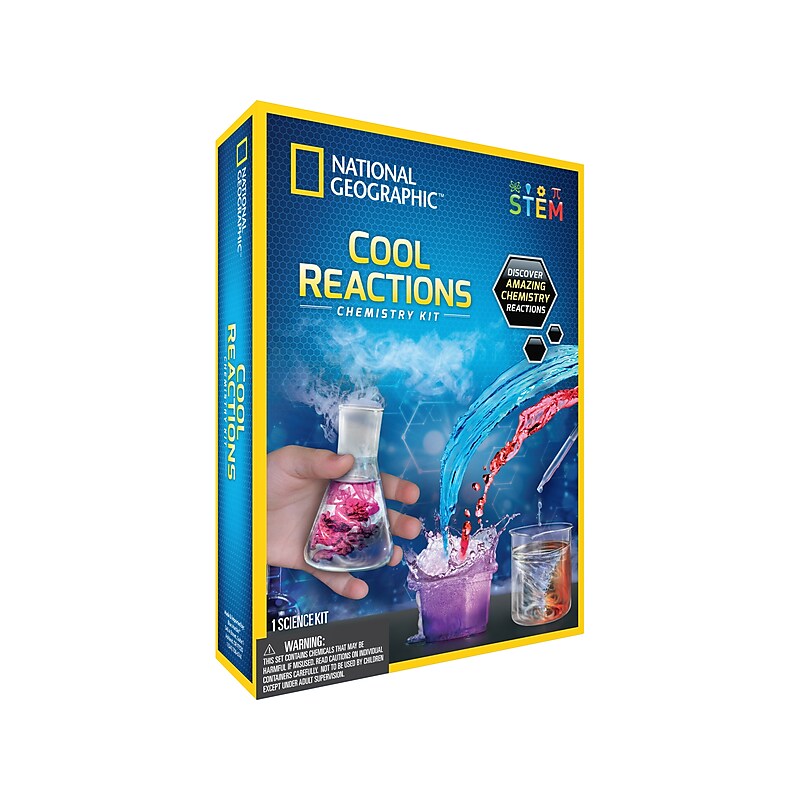 National Geographic Cool Reactions Chemistry Kit, 4/Box (RTNGCHEMCR) image 1
