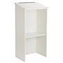AdirOffice 46"H Floor Standing Lectern with Adjustable Shelf, White (661-01-WHI)~#|#~9842037A-1204-44D7-B4F48EB23BEC3B72_sc7