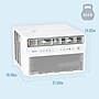 Keystone Energy Star 115-Volt 14,000 BTU Window Air Conditioner with Remote, White (KSTAW141WA)~#|#~984272FB-A443-41B1-94F781D31AE60258_sc7