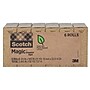 Scotch Magic Greener Invisible Clear Tape Refill, 0.75" x 25 yds., 1" Core, Transparent, 6 Rolls/Pack (812S6)~#|#~9842B24E-C765-4E82-88E9E57CC4324024_sc7
