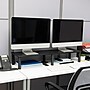 Mind Reader Adjustable Dual Monitor Stand, Black (DUBMO-BLK)~#|#~9843AF48-B688-41C3-A0461B248F1F9C29_sc7
