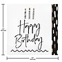 Creative Converting Golden Wishes Birthday Party Kit, Black/Gold, Serves 8 (DTC9506E4A)~#|#~98461032-1FAA-4B1B-8A829F6ECCA0047F_sc7