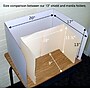 Classroom Products Foldable Cardboard Freestanding Privacy Shield, 13"H x 20"W, White, 20/Box (1320 WH)~#|#~9846C2E5-EB0C-4020-B4A7329C0267F183_sc7