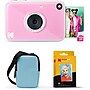 KODAK Printomatic+ Instant Print Digital Camera Starter Bundle with Carrying Case & More, Pink/Blue~#|#~9847C51B-53EC-4EFE-9AB70BE7725FE85E_sc7