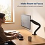 Uncaged Ergonomics Adjustable Single Monitor Arm, Up to 27" Monitor, Black (MM-B)~#|#~98488898-F18A-4D5B-A08B7D4D8A113302_sc7