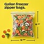 Glad Zipper Freezer Storage Bags, Gallon, 15 Bags/Box (57034)~#|#~98555734-94A0-4BDB-98CE16BD0D558F3E_sc7