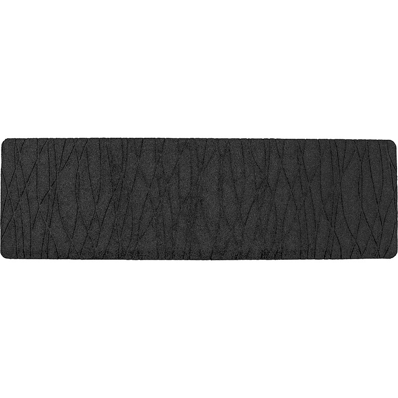 M + A Matting TuffComfort Anti-Fatigue Commercial Standing Desk Floor Mat, 6' x 2', Coal Black (5230232272107) image 1