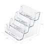 Staples 4-Tier Business Card Holder, 200 Card Capacity, Clear (16753-US)~#|#~9857B189-6833-4F10-B16B06C276ED4C2E_sc7