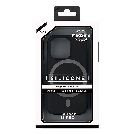 FLNT Silicone MagSafe Snap-On Protective Case for iPhone 15 PRO