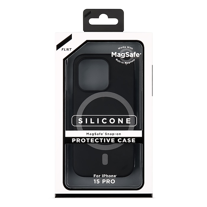 FLNT Silicone MagSafe Snap-On Protective Case for iPhone 15 PRO